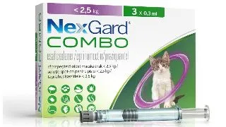Nexgard Combo Pisica, 1 pipeta