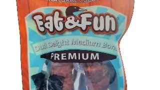 Eat&amp;Fun Recompense Caini Duck Delights Medium Bones 160 g