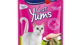 Vitakraft Recompense Cat Yums Pui/Iarba Pisicii 40 g