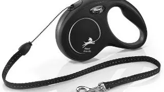 Flexi Lesa New Classic Cord S 8 m Negru