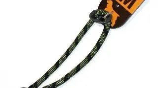 Walkit Zgarda Caine Round Rope M 0.8 X 35-40 cm Negru/Verde