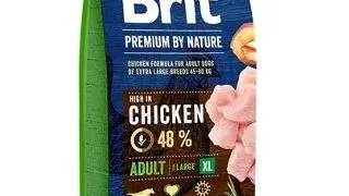 BRIT Premium By Nature Adult Extra Large XL Hrana uscata pentru caini adulti de talie foarte mare 15 kg
