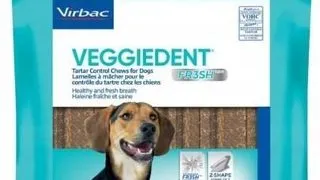 VIRBAC Veggiedent Fresh M (10-30 kg) Recompense caini pentru igiena orala 15 buc.