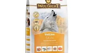 WOLFSBLUT VetLine Skin &amp; Coat Hrana piele si blana pentru caini 12 kg