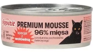 COMFY APPETIT PREMIUM Mousse Hrana umeda pentru pisici, cu vita 85 g