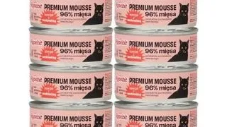 COMFY APPETIT PREMIUM Mousse pachet conserve hrana pisici 12x85 g cu vita