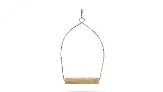 Balansoar pentru pasari Crom 19cm