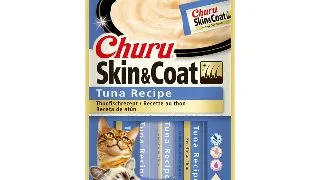 Churu Skin & Coat Pisica, 4x14 grame