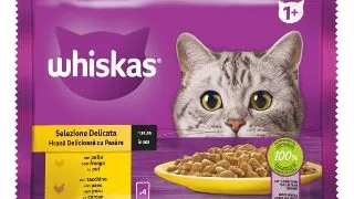 Whiskas Plic Selectii Pasare In Sos 4x85 G