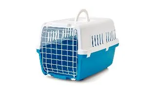 Savic Cusca Transport Zephos 1 Alb/Albastru Cu Usa De Metal