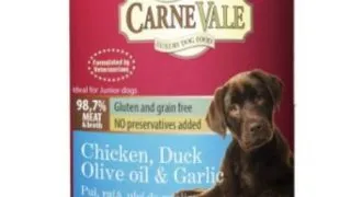 Carnevale Dog Conserva Junior Pui/Rata/Usturoi/Ulei Masline 800 g