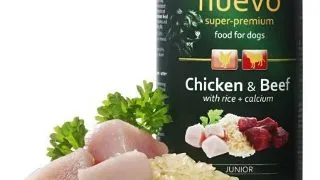 Nuevo Dog Conserva Junior Pui si Vita 400 g