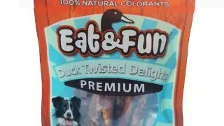 Eat&amp;Fun Recompense Caini Duck Twisted Delight 100 g