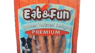Eat&Fun Recompense Caini Chicken Twisted Delights 100 g
