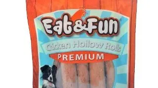 Eat&Fun Recompense Caini Chicken Hollow Rolls 110 g
