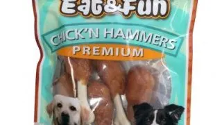 Eat&Fun Recompense Caini Chick'n Hammers 100 g