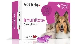 VetAria+ Imunitate, 30 capsule Twist-Off