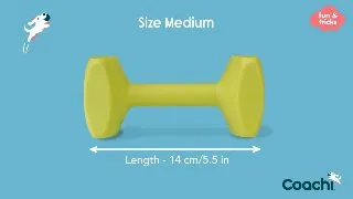 Coa Jucarie Dresaj Coachi Dumbell Medium 41411A