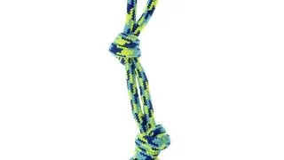 Zeus K9 Fitness Sfoara cu Noduri si Minge de Tenis