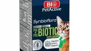 Synbioflora Pre + Pro Biotic Pisica, 60 tablete