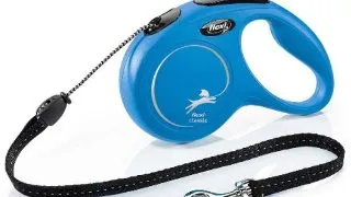 Flexi Lesa New Classic Cord M 5 m Albastra